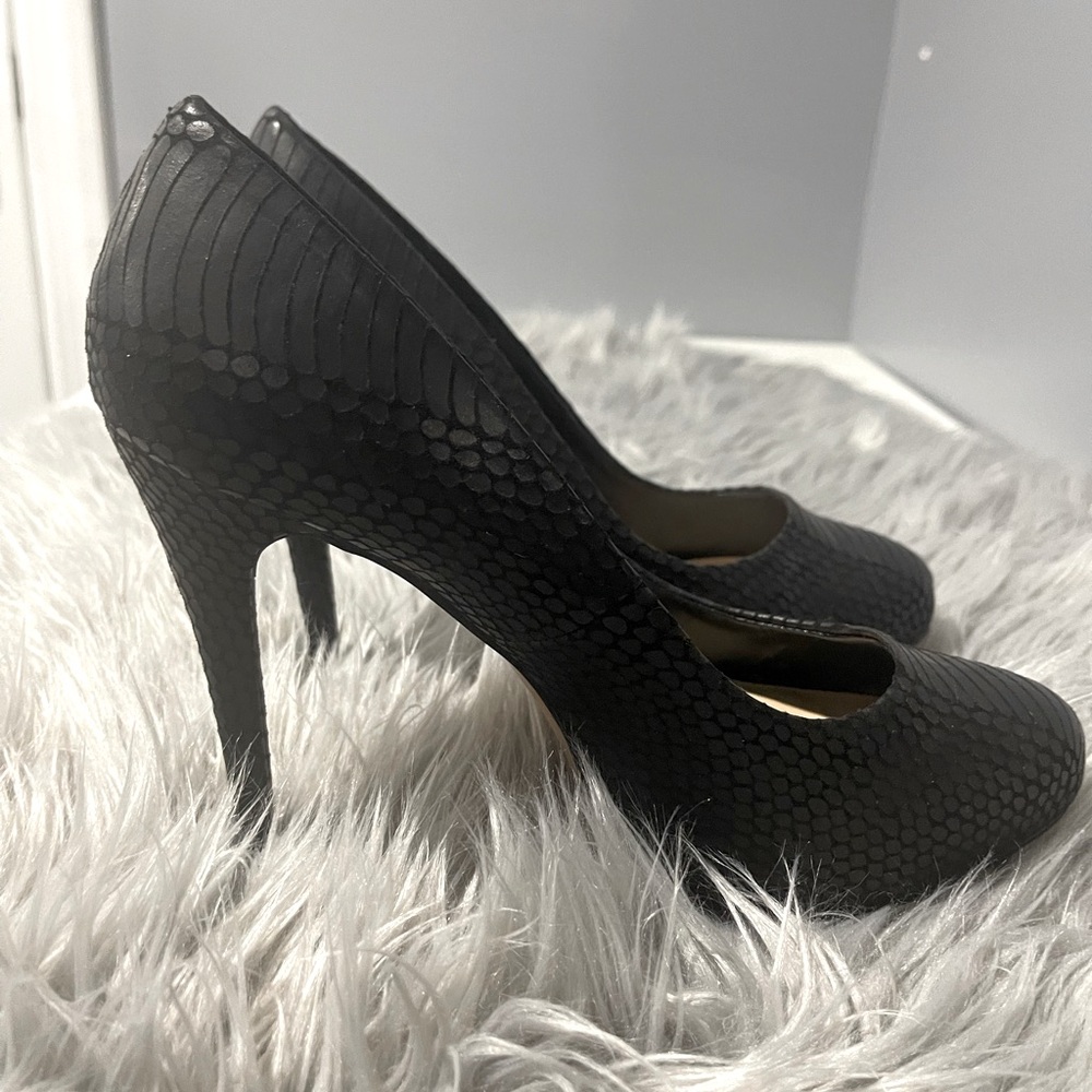 Jessica Simpson platform stilettos